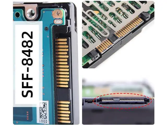 Alt view image 6 of 7 - USB 3.0 5Gbps Host to SFF-8482 SAS 29Pin Hard Disk Drive Raid Adapter with Chipset and Power Port Compatible withLaptop (Not Include 12V/3A Power Supply)