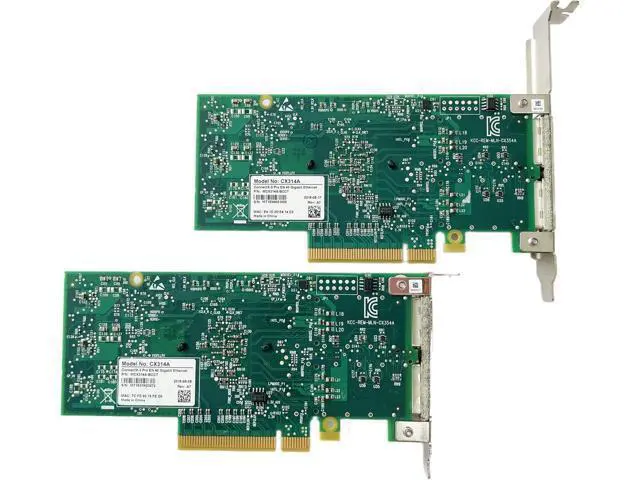Alt view image 5 of 7 - CX314A MCX314A-BCCT 40Gb Ethernet Mellanox ConnectX-3 Pro Dual-Port QSFP Network (Network, Half Height)