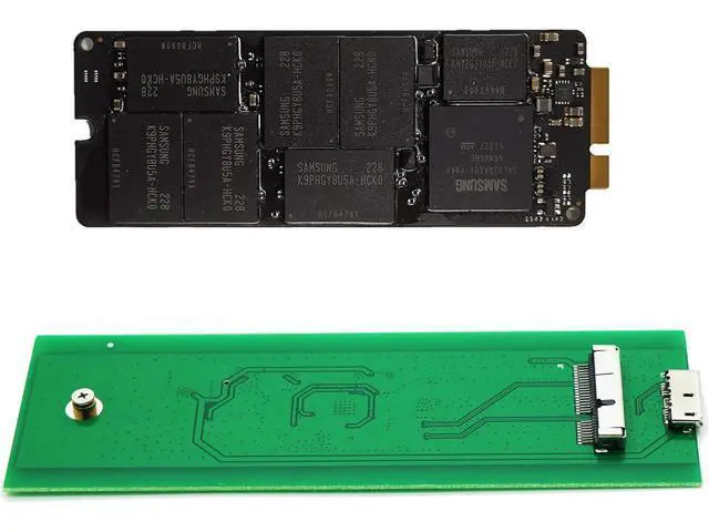Alt view image 5 of 7 - USB 3.0 24pin SSD Case with M.2 SATA 2280 Card,Compatible for SSD from 2012 Year MacBook PRO Retina