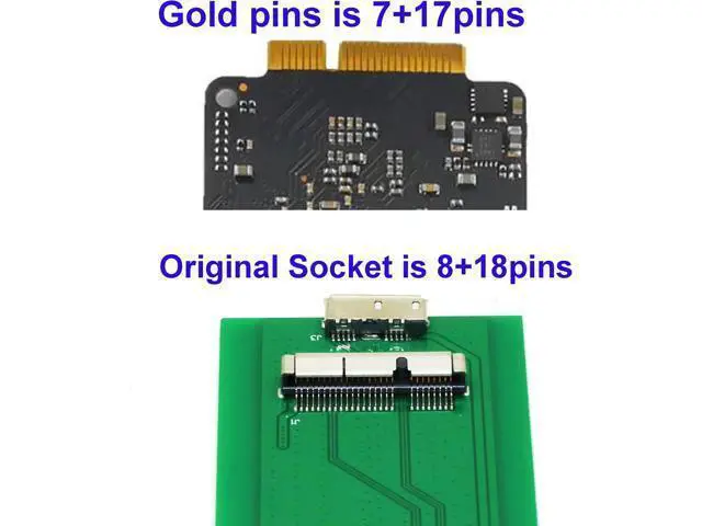 Alt view image 4 of 7 - USB 3.0 24pin SSD Case with M.2 SATA 2280 Card,Compatible for SSD from 2012 Year MacBook PRO Retina