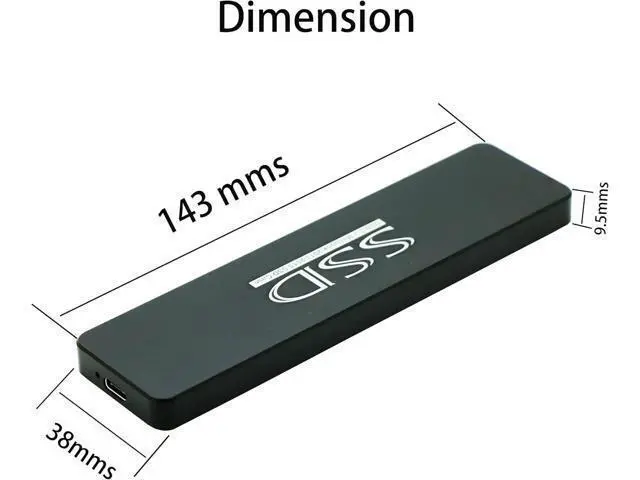 Alt view image 2 of 4 - USB 3.2 External Case,USB Type C Enclosure with nVME Upgrade Card ST-NGFF2013,Compatible with 28Pin MacBook Air(Mid 2013-2016) and PRO(Late 2013 - Mid 2015) SSD