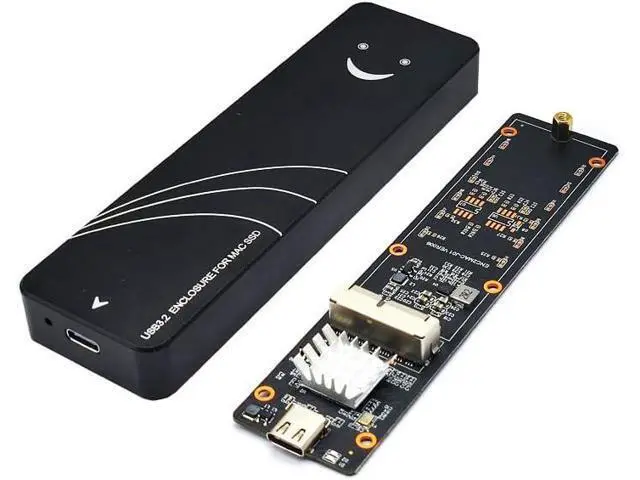 Alt view image 2 of 5 - USB 3.2 External Case,USB Type C Enclosure,Compatible with 28Pin MacBook Air(Mid 2013-2016) and PRO(Late 2013 - Mid 2015) SSD,Support nVME with ST-NGFF2013