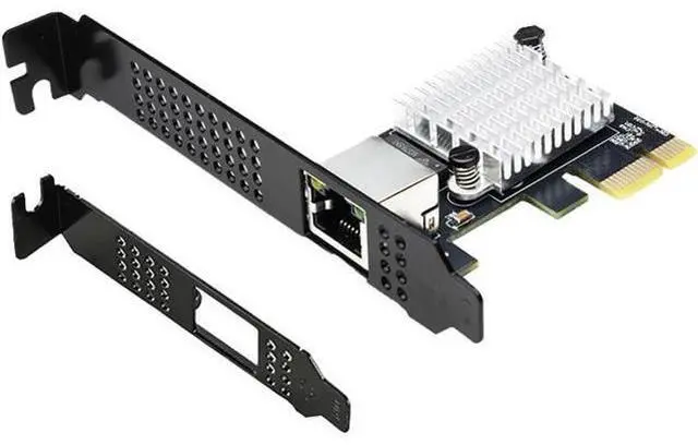 Main image of PCIe 4.0 X1 to RJ45 10G Ethernet Network Card RTL8127 Chip High-Speed LAN Adapter with Multi-Speed Compatible with Windows/Linux Desktop, Server, and Gaming PC