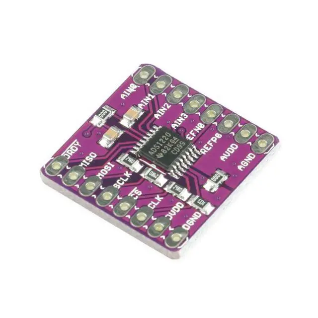 Alt view image 3 of 5 - CJMCU-1220 24-Bit ADC Converter Module, ADS1220 3V-5V SPI/I2C Low Power A/D Conversion for Development Board