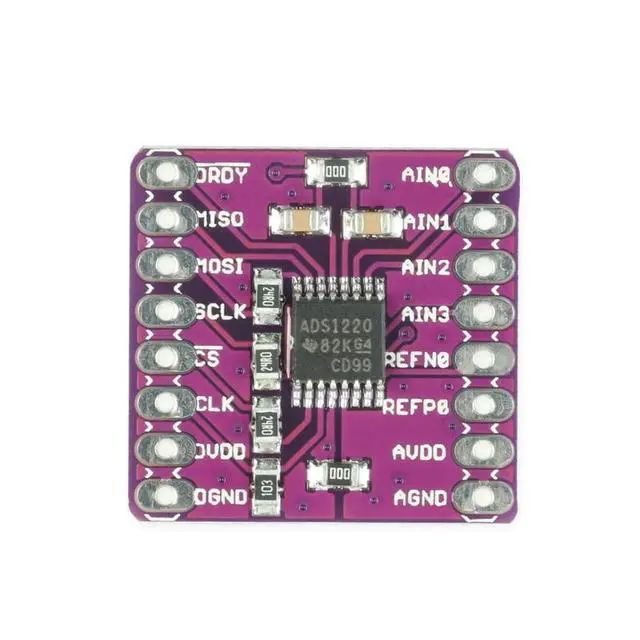 Alt view image 4 of 5 - CJMCU-1220 24-Bit ADC Converter Module, ADS1220 3V-5V SPI/I2C Low Power A/D Conversion for Development Board