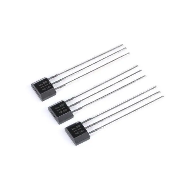 Alt view image 3 of 5 - 40PCS 41F/0H41/SH41/SS41F/S41Bipolar Hall Effect Sensor Magnetic Detector 3 Pins Hall Sensor for Electric Vehicle Motor Industrial Applications