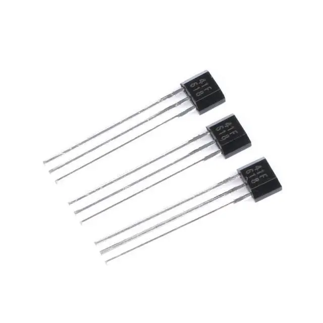 Alt view image 4 of 5 - 40PCS 41F/0H41/SH41/SS41F/S41Bipolar Hall Effect Sensor Magnetic Detector 3 Pins Hall Sensor for Electric Vehicle Motor Industrial Applications