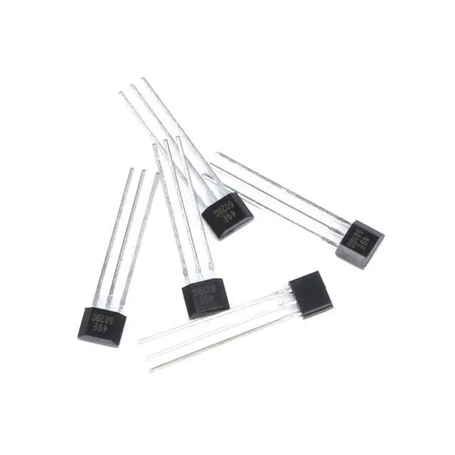Alt view image 2 of 5 - 40Pcs 49E Hall Element S49E SS49E Linear Hall Element Linear Hall Effect Sensors 3 Pins Sensor Element Switch OH49E TO-92S