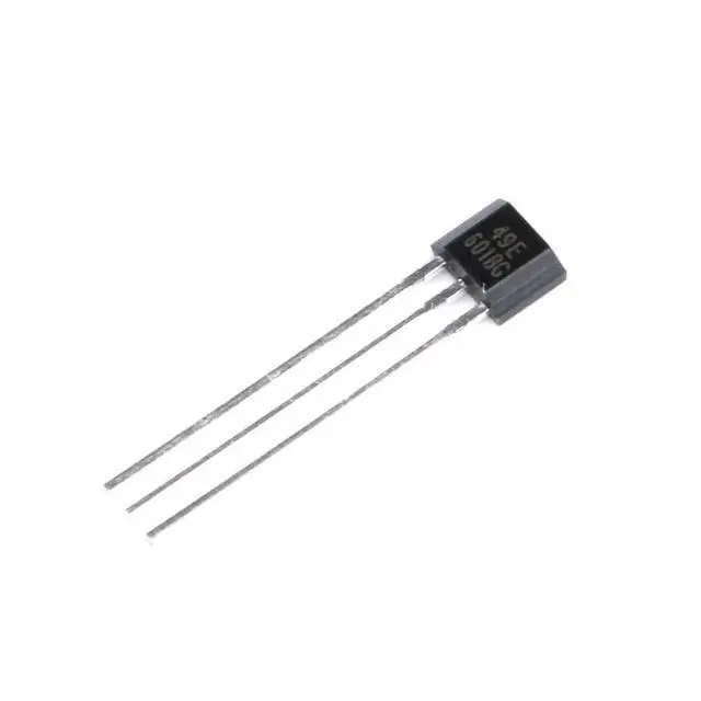 Alt view image 3 of 5 - 40Pcs 49E Hall Element S49E SS49E Linear Hall Element Linear Hall Effect Sensors 3 Pins Sensor Element Switch OH49E TO-92S
