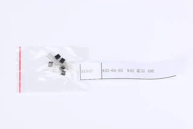 Alt view image 5 of 5 - 40Pcs 49E Hall Element S49E SS49E Linear Hall Element Linear Hall Effect Sensors 3 Pins Sensor Element Switch OH49E TO-92S