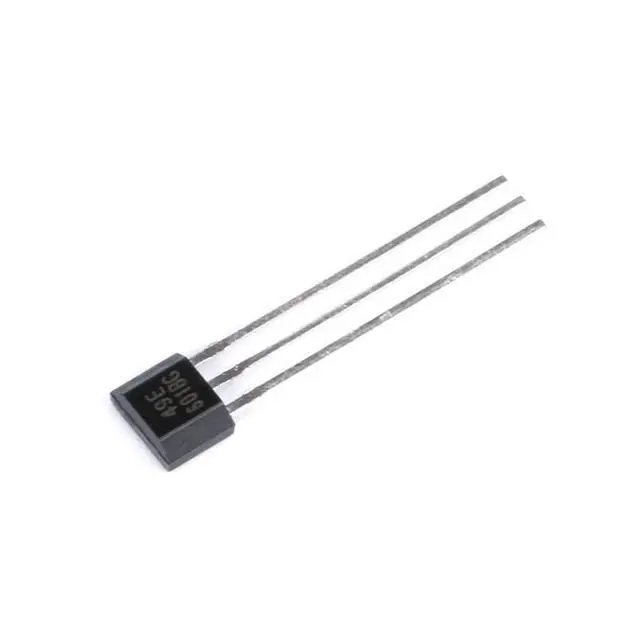 Alt view image 4 of 5 - 40Pcs 49E Hall Element S49E SS49E Linear Hall Element Linear Hall Effect Sensors 3 Pins Sensor Element Switch OH49E TO-92S