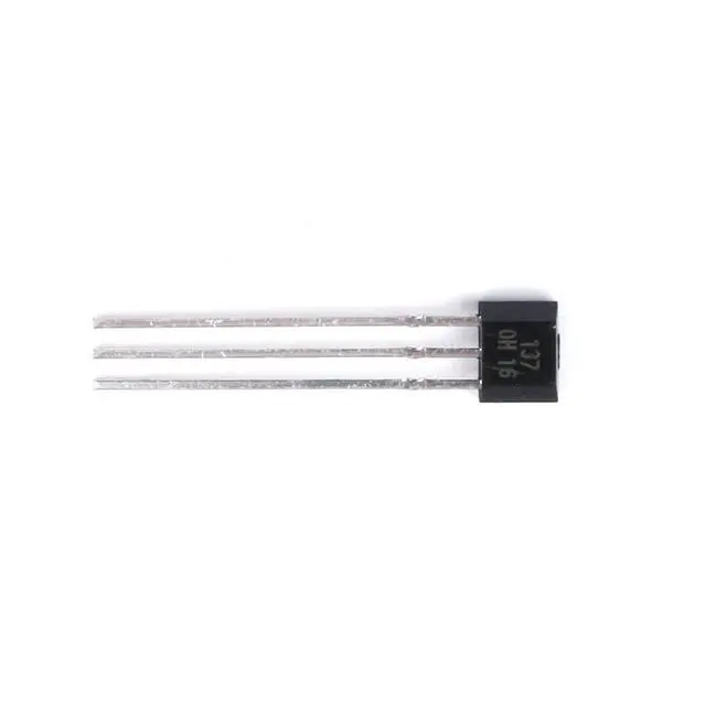 Alt view image 5 of 5 - 20Pcs OH137 Unipolar Hall Effect Sensor for Highly Sensitive Instruments TO-92S 3Pin 4.5-24V 25mA Reverse Polarity Protection Hall Switch IC