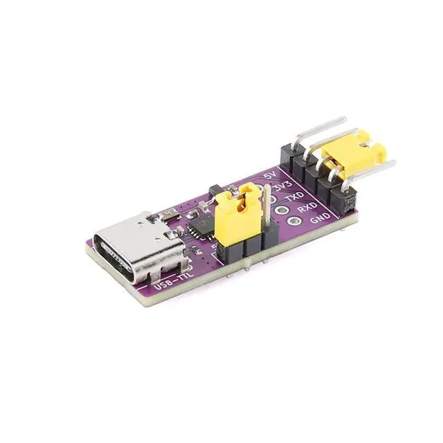 Alt view image 2 of 6 - 2 Pack CH343P USB to Serial Port Module 6Mbps 5V 3.3V TTL UART CH343 Debugging Burning Downloading Type-C Switch Instead CH340