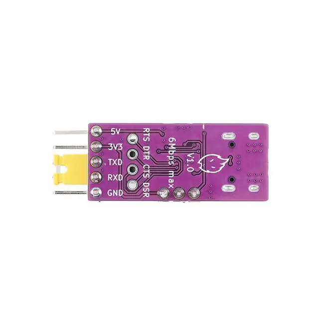 Alt view image 5 of 6 - 2 Pack CH343P USB to Serial Port Module 6Mbps 5V 3.3V TTL UART CH343 Debugging Burning Downloading Type-C Switch Instead CH340