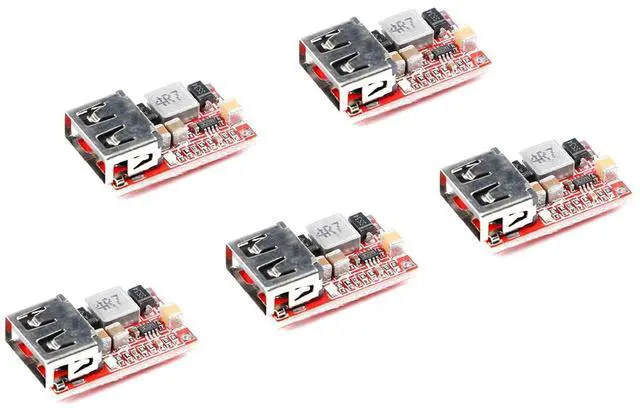 Main image of 5pcs DC-DC Buck Step Down Converter 6-24V to 5V 3A USB Step Down Module Efficiency 97.5% Power Adapter for Car Power USB Mobile Phone Charger