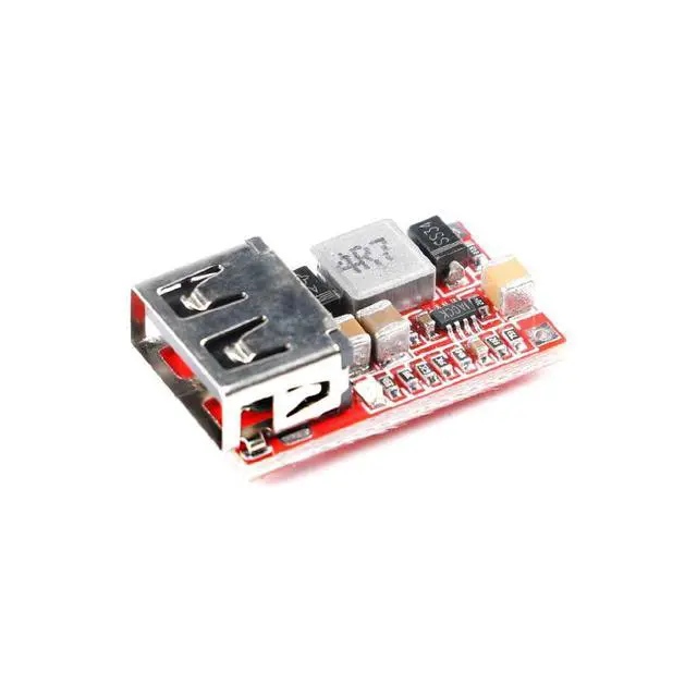 Alt view image 6 of 6 - 5pcs DC-DC Buck Step Down Converter 6-24V to 5V 3A USB Step Down Module Efficiency 97.5% Power Adapter for Car Power USB Mobile Phone Charger