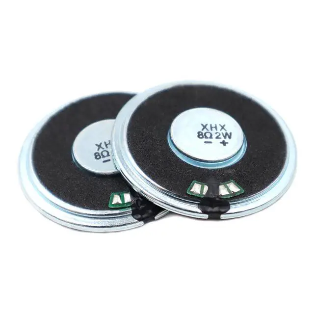 Alt view image 4 of 5 - 10pcs 40mm Iron Shell Magnetic Speaker 8 2W Round Toy Sound Module