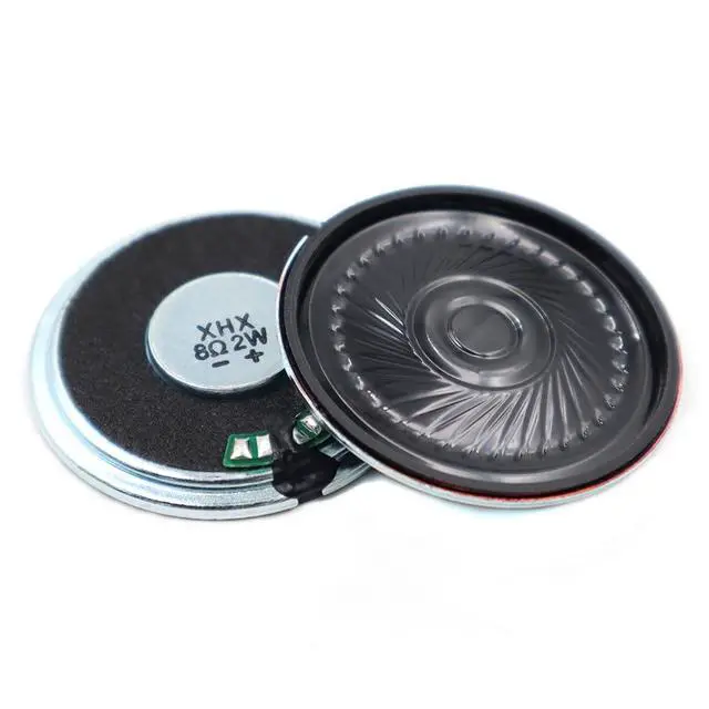 Alt view image 5 of 5 - 10pcs 40mm Iron Shell Magnetic Speaker 8 2W Round Toy Sound Module