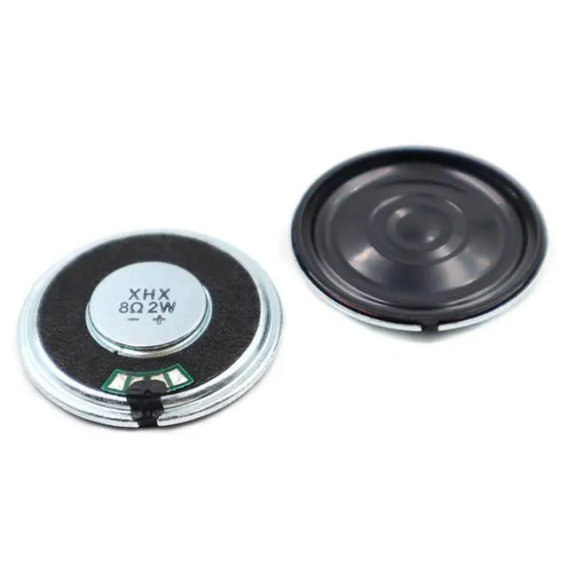 Alt view image 2 of 5 - 10pcs 36mm Iron Shell Magnetic Speaker 8 Ohm 2W Round Mylar Toy Horn