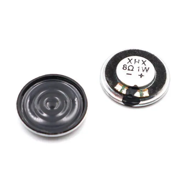 Alt view image 2 of 5 - 10pcs 20mm Iron Shell Magnetic Speaker 8 Ohm 1W Round Toy Sound Horn