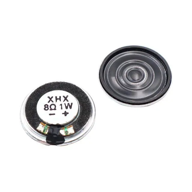 Alt view image 4 of 5 - 10pcs 20mm Iron Shell Magnetic Speaker 8 Ohm 1W Round Toy Sound Horn