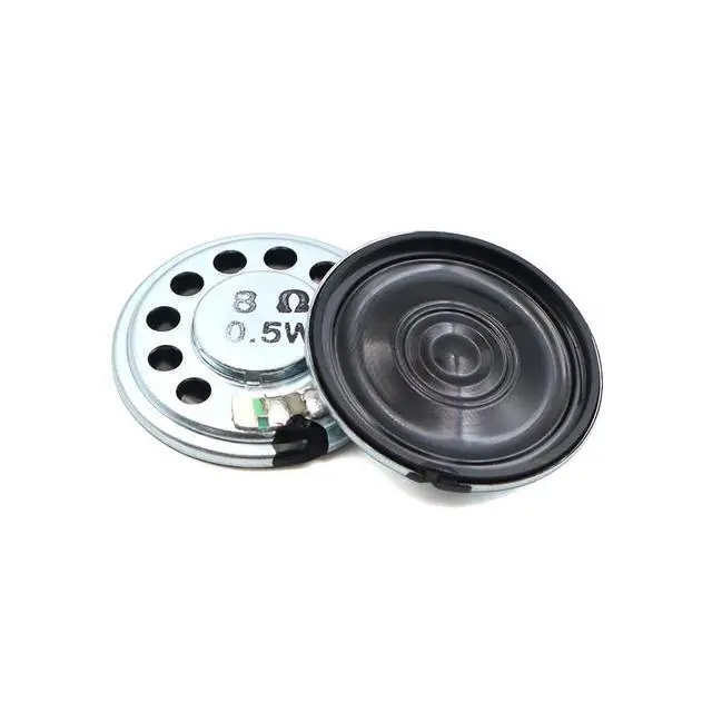 Alt view image 3 of 5 - 10pcs 29mm Iron Shell 8 0.5W Speaker for Toy Electronic Device 4.8mm Thickness