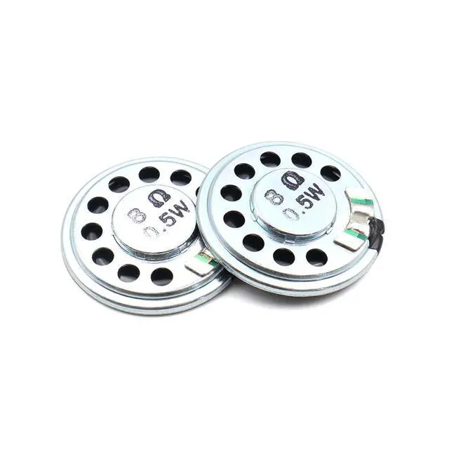 Alt view image 4 of 5 - 10pcs 29mm Iron Shell 8 0.5W Speaker for Toy Electronic Device 4.8mm Thickness