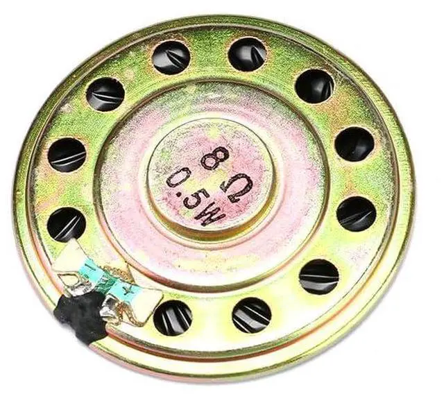 Main image of 10pcs 50mm Iron Shell Magnetic Speaker 8 Ohm 0.5W for Toys Small Round Speaker