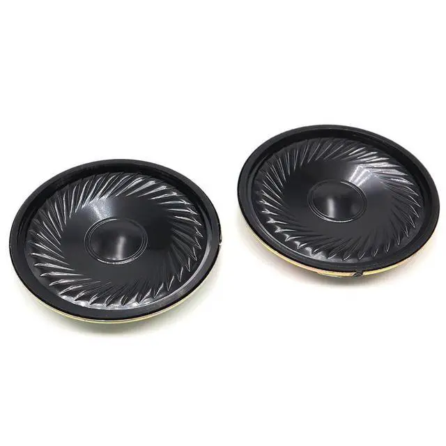 Alt view image 4 of 5 - 10pcs 50mm Iron Shell Magnetic Speaker 8 Ohm 0.5W for Toys Small Round Speaker