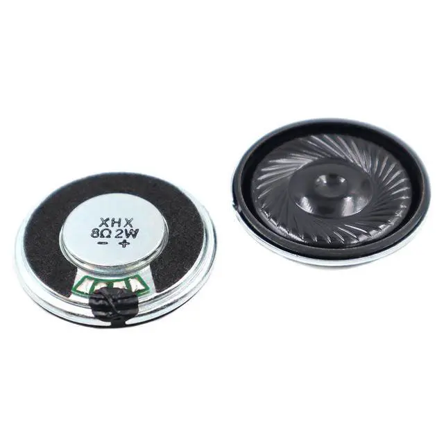 Alt view image 2 of 5 - 10pcs 32mm Iron Shell Magnetic Speaker 8 Ohm 2W Round Mylar Toy Horn Speaker
