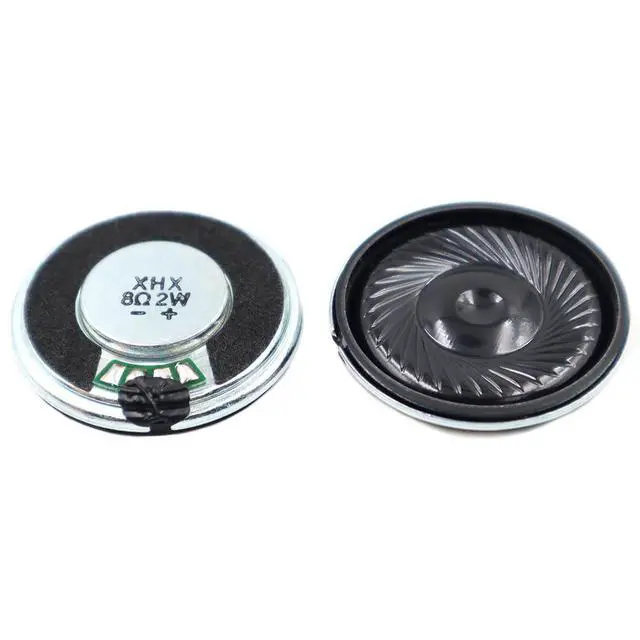 Alt view image 3 of 5 - 10pcs 32mm Iron Shell Magnetic Speaker 8 Ohm 2W Round Mylar Toy Horn Speaker