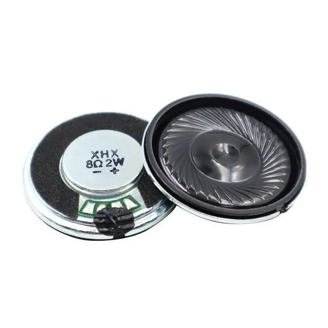 Alt view image 5 of 5 - 10pcs 32mm Iron Shell Magnetic Speaker 8 Ohm 2W Round Mylar Toy Horn Speaker
