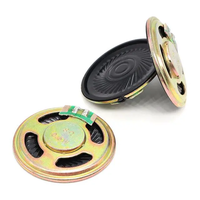 Alt view image 5 of 5 - 10pcs 40mm Iron Shell Magnetic Speaker 8 Ohm 0.5W for Toys Audio Horn Loudspeaker