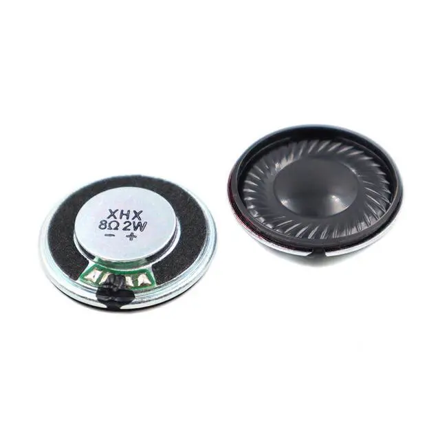 Alt view image 2 of 5 - 10pcs 28mm Iron Shell 8 Ohm 2W Speaker for Toys Small Round Mylar Speaker