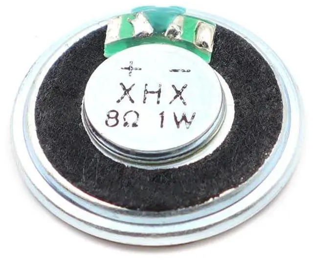 Main image of 10pcs 27mm Iron Shell Magnetic Speaker 8 Ohm 1W Round Toy Audio Horn