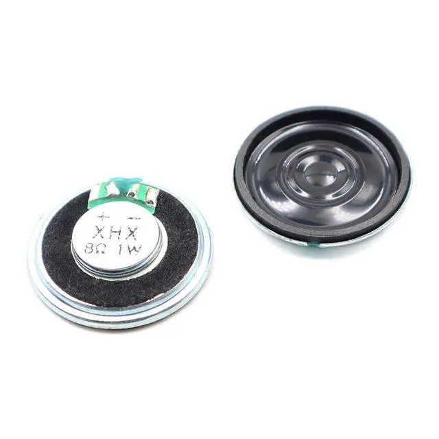 Alt view image 2 of 4 - 10pcs 27mm Iron Shell Magnetic Speaker 8 Ohm 1W Round Toy Audio Horn
