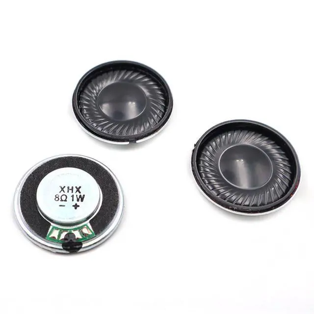 Alt view image 5 of 5 - 10pcs 28mm Iron Shell Speaker 8 Ohm 1W Compact Toy Horn for Electronic Devices
