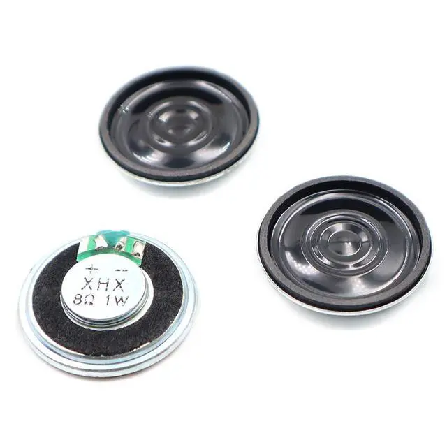 Alt view image 4 of 4 - 10pcs 27mm Iron Shell Magnetic Speaker 8 Ohm 1W Round Toy Audio Horn