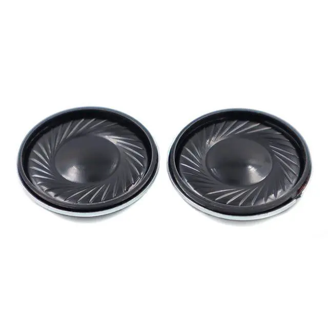 Alt view image 5 of 5 - 10pcs 30mm Iron Shell Magnetic Speaker 8 Ohm 2W Round Toy Audio Component