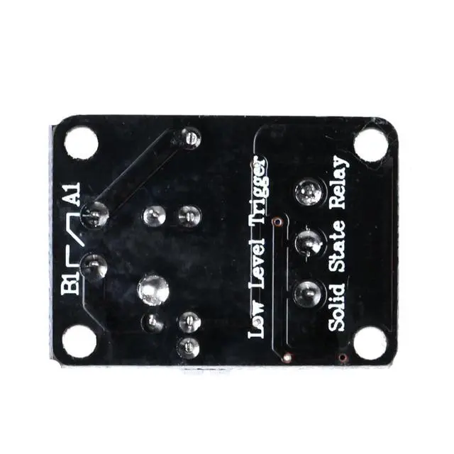 Alt view image 6 of 7 - 1 Channel 5V Low Level Trigger Solid State Relay Module with Fuse, 1 Way 250V 2A for Industrial Control Applications
