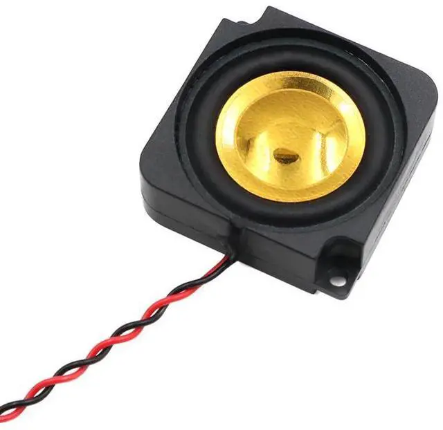 Main image of 3pcs 2828 Cavity Horn 4 Ohm 2W Low Bass Speaker Enclosure DIY Box with 2.0 Channel Cable