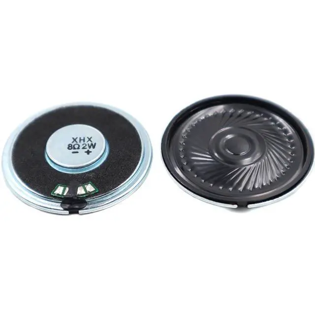 Alt view image 3 of 5 - 10pcs 40mm Iron Shell Magnetic Speaker 8 2W Round Toy Sound Module