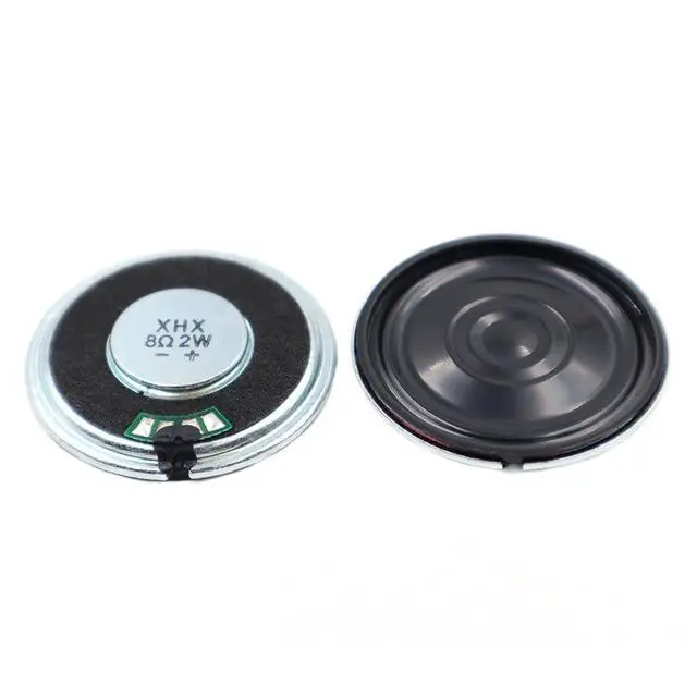 Alt view image 3 of 5 - 10pcs 36mm Iron Shell Magnetic Speaker 8 Ohm 2W Round Mylar Toy Horn