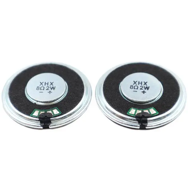 Alt view image 4 of 5 - 10pcs 36mm Iron Shell Magnetic Speaker 8 Ohm 2W Round Mylar Toy Horn