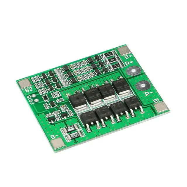 Alt view image 2 of 5 - 3Pcs 3S 12V 25A Lithium Battery Protection Board 11.1V-12.6V 18650 Lithium Battery Balanced Function Board with USB Plug, Green Two-Terminal Connector