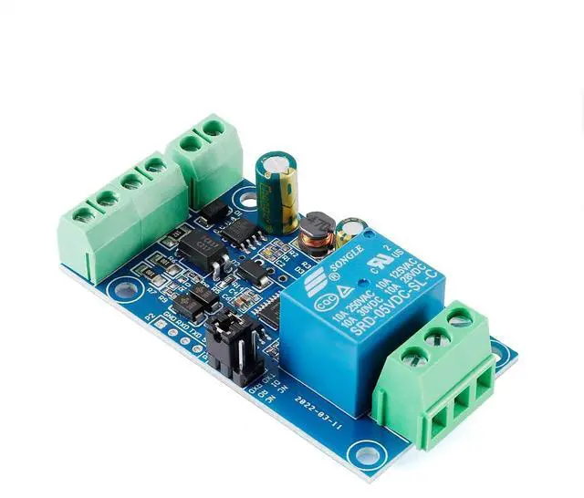 Alt view image 2 of 5 - 2Pcs 1 Channel Switch Relay Module Modbus Rtu Switching Input Output Relays Board with Anti-Reverse Connection Protection RS485 TTL Communication