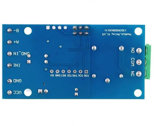 Alt view image 5 of 5 - 2Pcs 1 Channel Switch Relay Module Modbus Rtu Switching Input Output Relays Board with Anti-Reverse Connection Protection RS485 TTL Communication