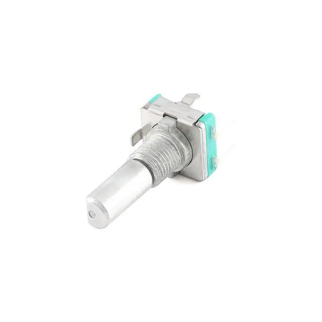 Alt view image 3 of 5 - 10Pcs EC11 Rotary Encoder Switch Digital Potentiometer 20MM with Switch 5 Pins D-Shaft with Nut and Washer