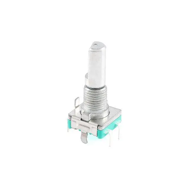 Alt view image 4 of 5 - 10Pcs EC11 Rotary Encoder Switch Digital Potentiometer 20MM with Switch 5 Pins D-Shaft with Nut and Washer