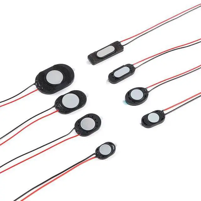 Alt view image 3 of 4 - 10pcs 2415 Mini Oval Speaker 8 Ohm 1W Plastic Magnet Ultra-Thin with 2P 1.25mm Connector